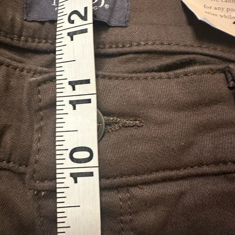 NWT Nydj brown Marilyn straight jeans pants 14 - Picture 9 of 11